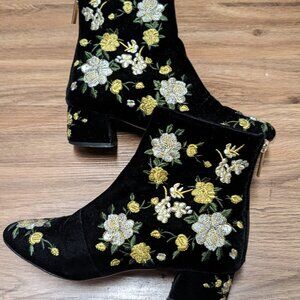 Topshop Floral Boots